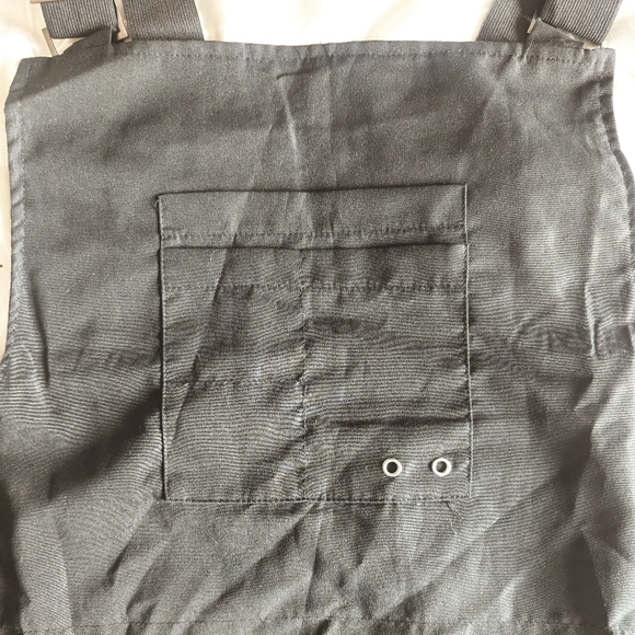 Pre-loved lightweight simple black overalls - Large - Picture 5 of 9